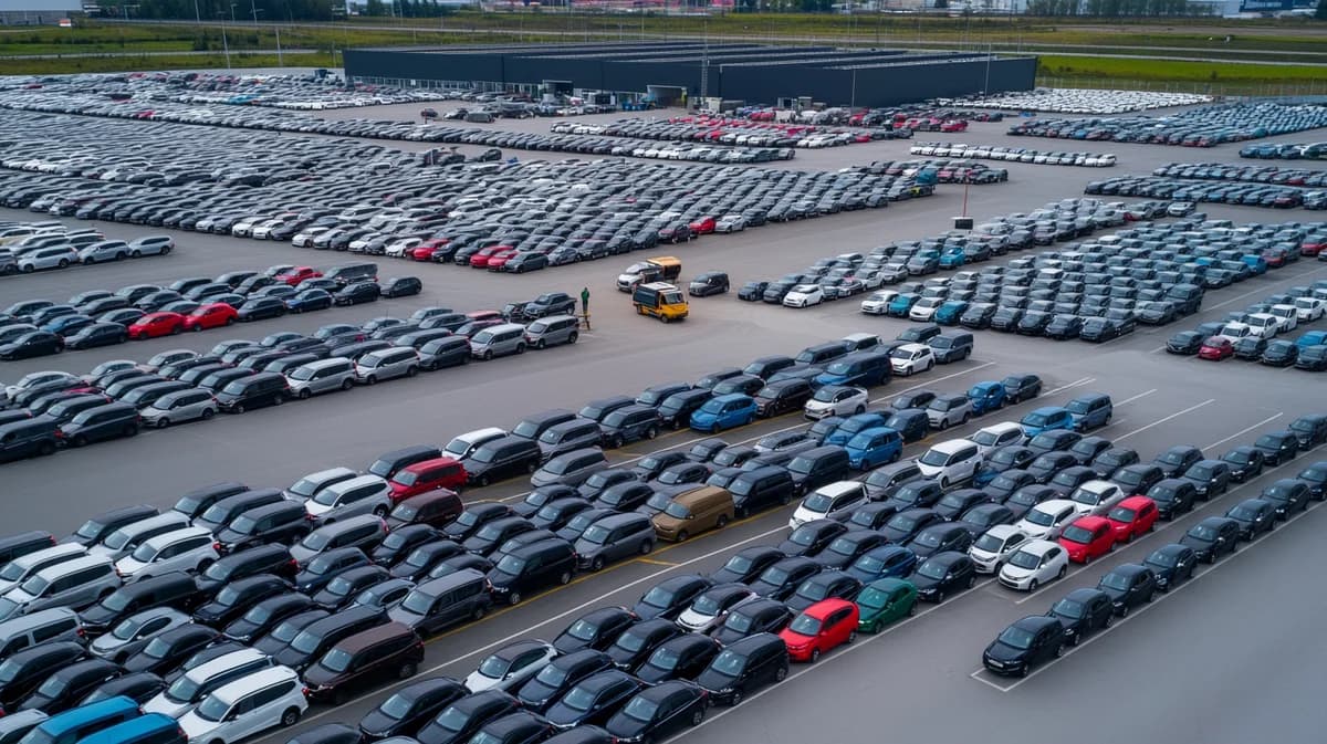 RoRo Yard Optimization During Volume Surges