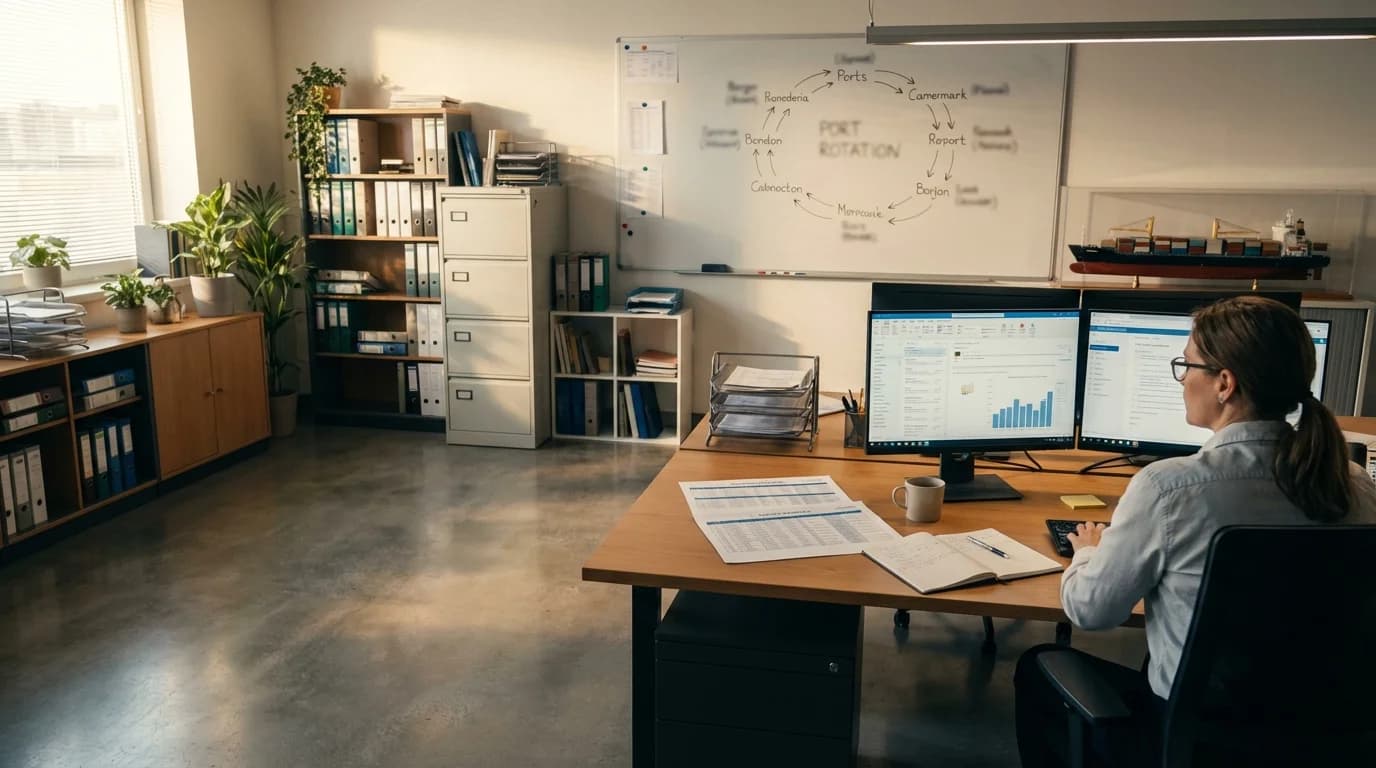 Port Rotation Optimization and Schedule Publishing